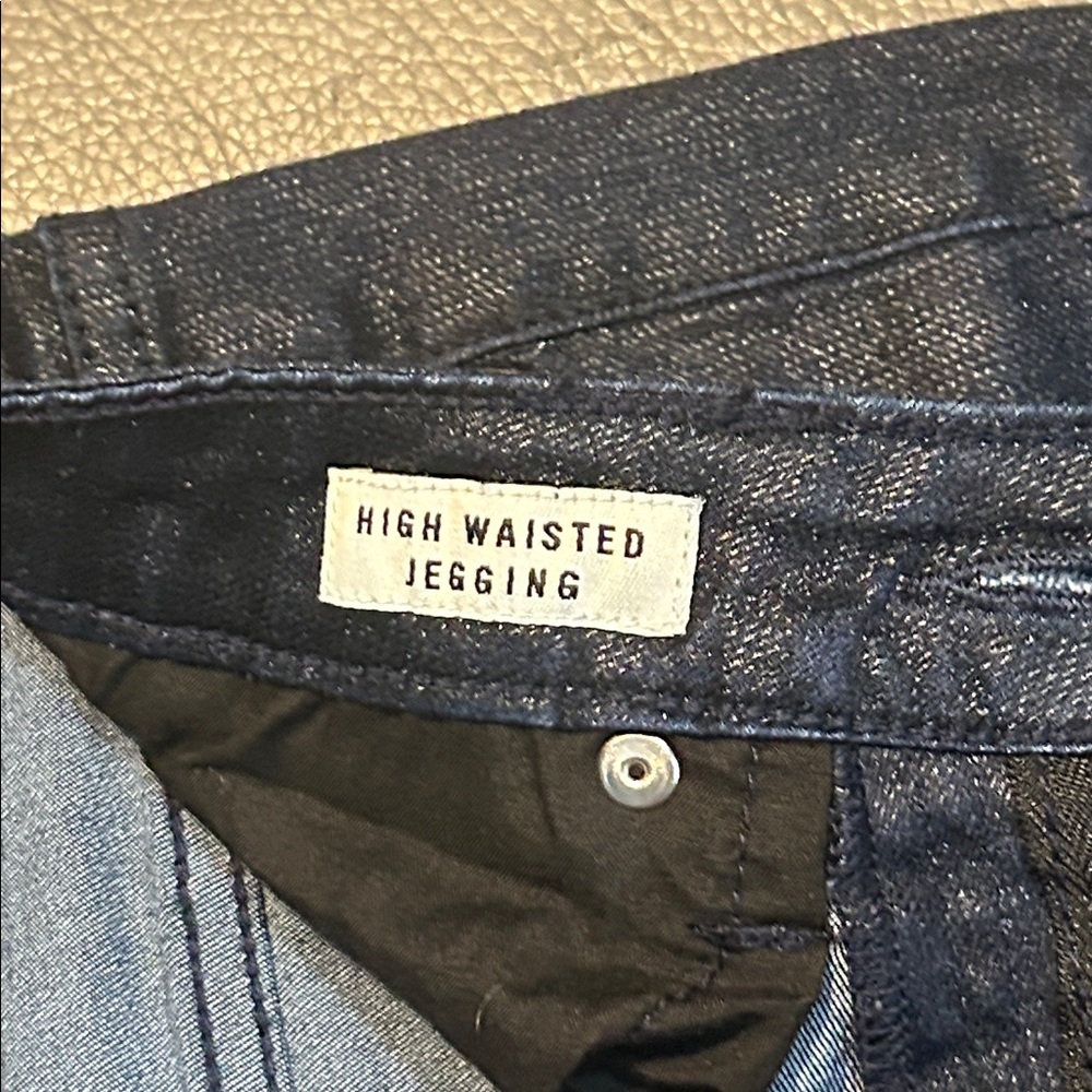 Tokyo Darling Dark Blue Sparkly Denim Jeans, size 4 NWOT - Picture 6 of 9
